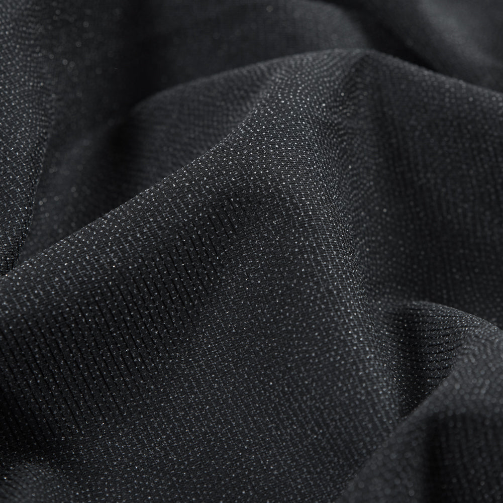 Black Single-Faced Woven Fusible Interfacing - Detail