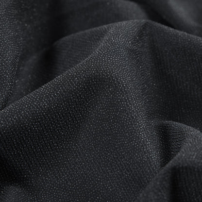 Black Single-Faced Woven Fusible Interfacing - Detail