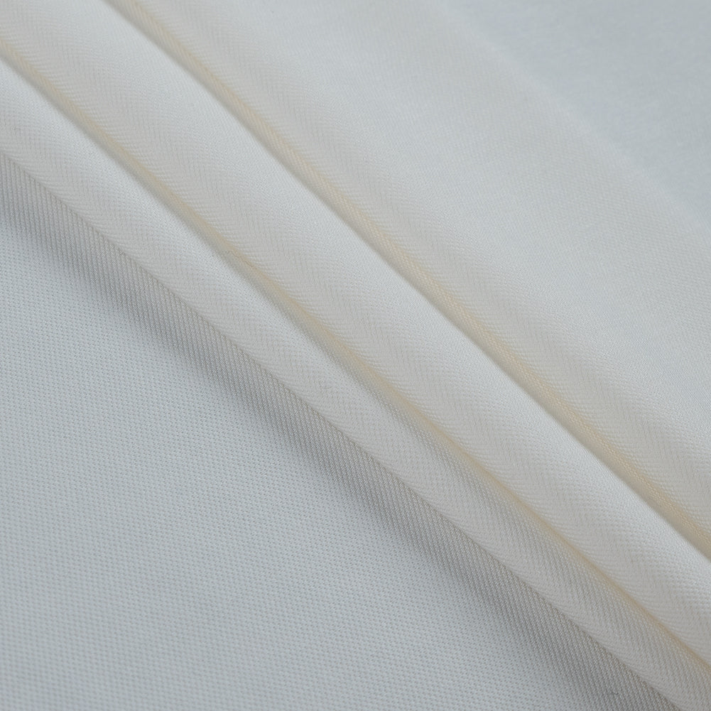 Rag &amp; Bone Whisper White Stretch Rayon Pique - Folded