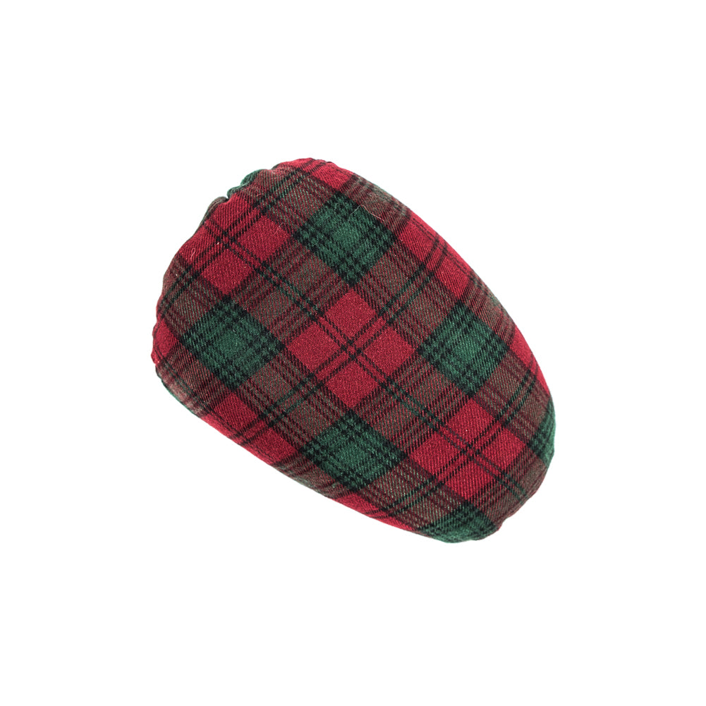 Green and Red Plaid Dressmakers Ham - Detail
