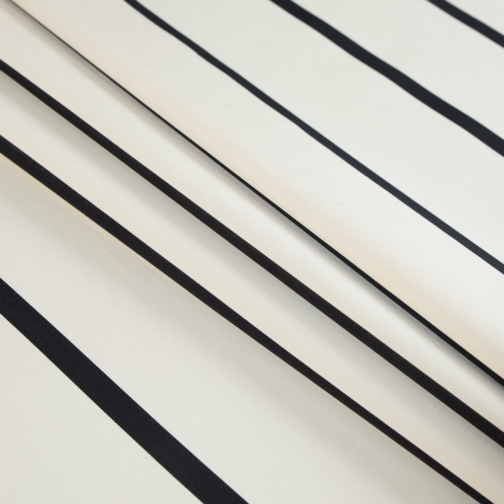 Rag &amp; Bone Afterglow and Black Awning Striped Cotton Sateen - Folded