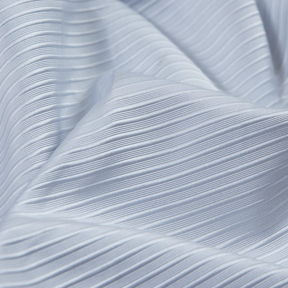 Glacier Gray Polyester Ottoman Detail