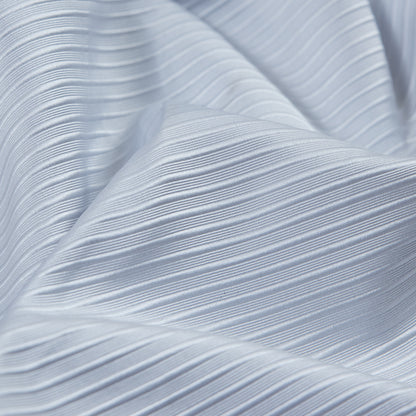 Glacier Gray Polyester Ottoman Detail
