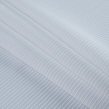 White Polyester Ottoman - Folded