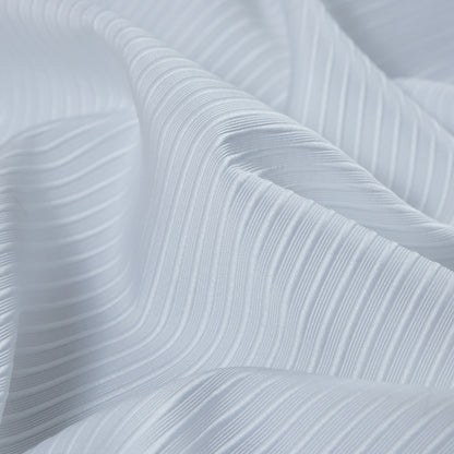 White Polyester Ottoman - Detail