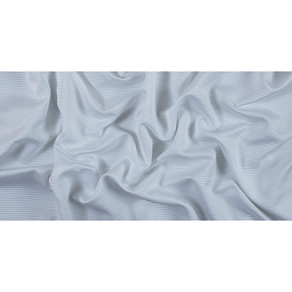 White Polyester Ottoman - Full