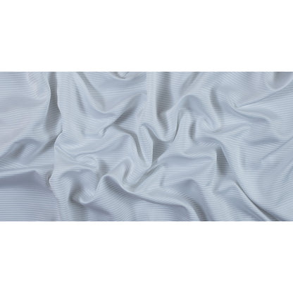 White Polyester Ottoman - Full