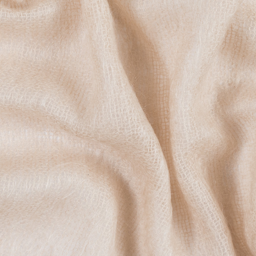 Bleached Sand Loosely Woven Mohair