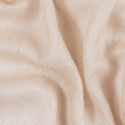 Bleached Sand Loosely Woven Mohair