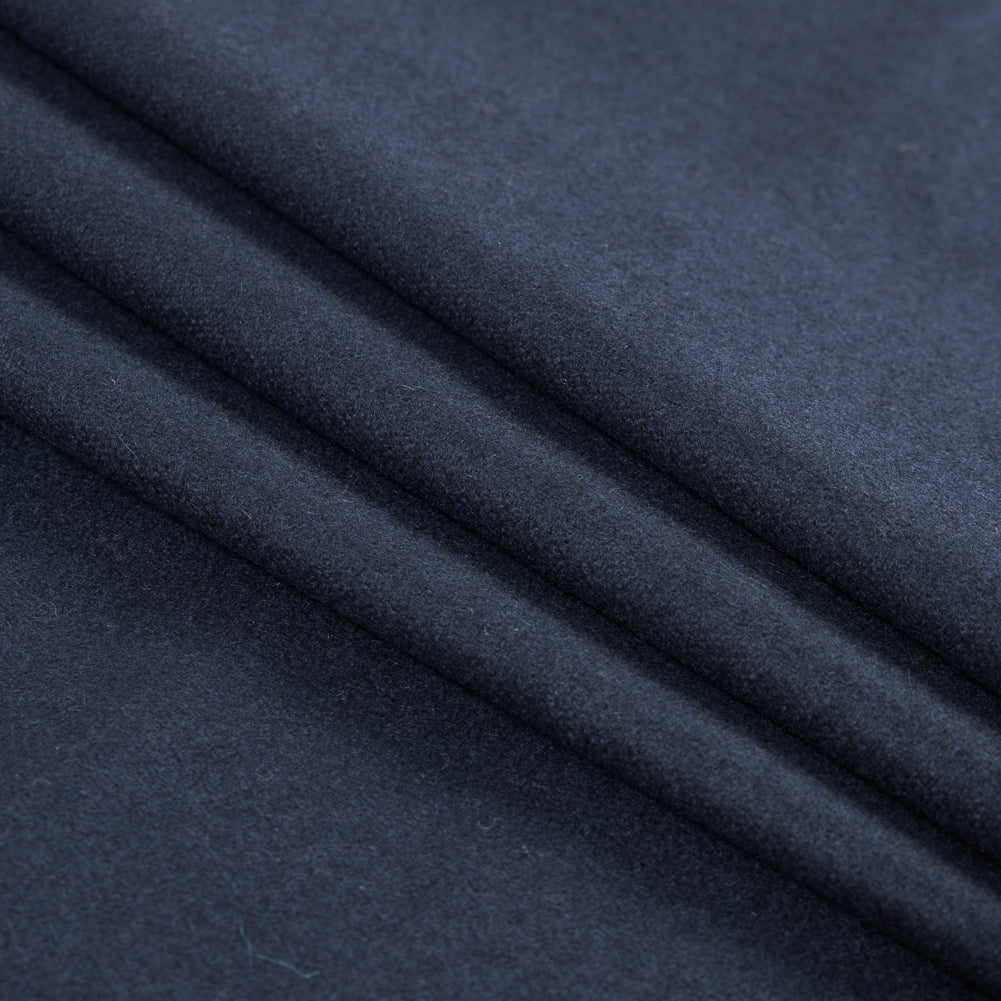 Italian Dark Navy 100% Cashmere Folded