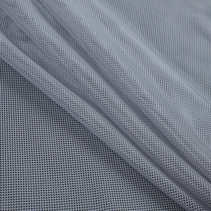 Rag &amp; Bone Neutral Gray Polyester Netting - Folded