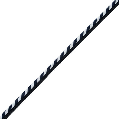 Striped Twisted Cord Trim with Lip - 0.25"