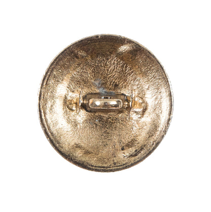Gold Metal Coat Button - 40L/25.5mm Detail