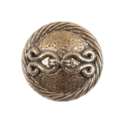 Gold Metal Coat Button - 40L/25.5mm
