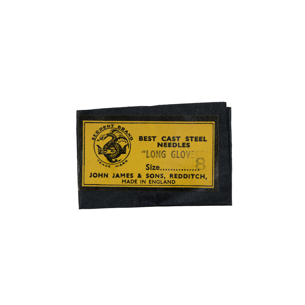 3 John James "Long Glovers" Hand Needles - #8 Detail