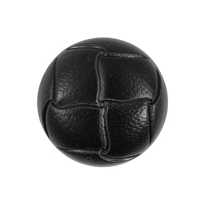 Brown Embossed Plastic Shank-Back Button - 40L/25.5mm