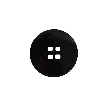Black Plastic Button - 32L/20mm Detail