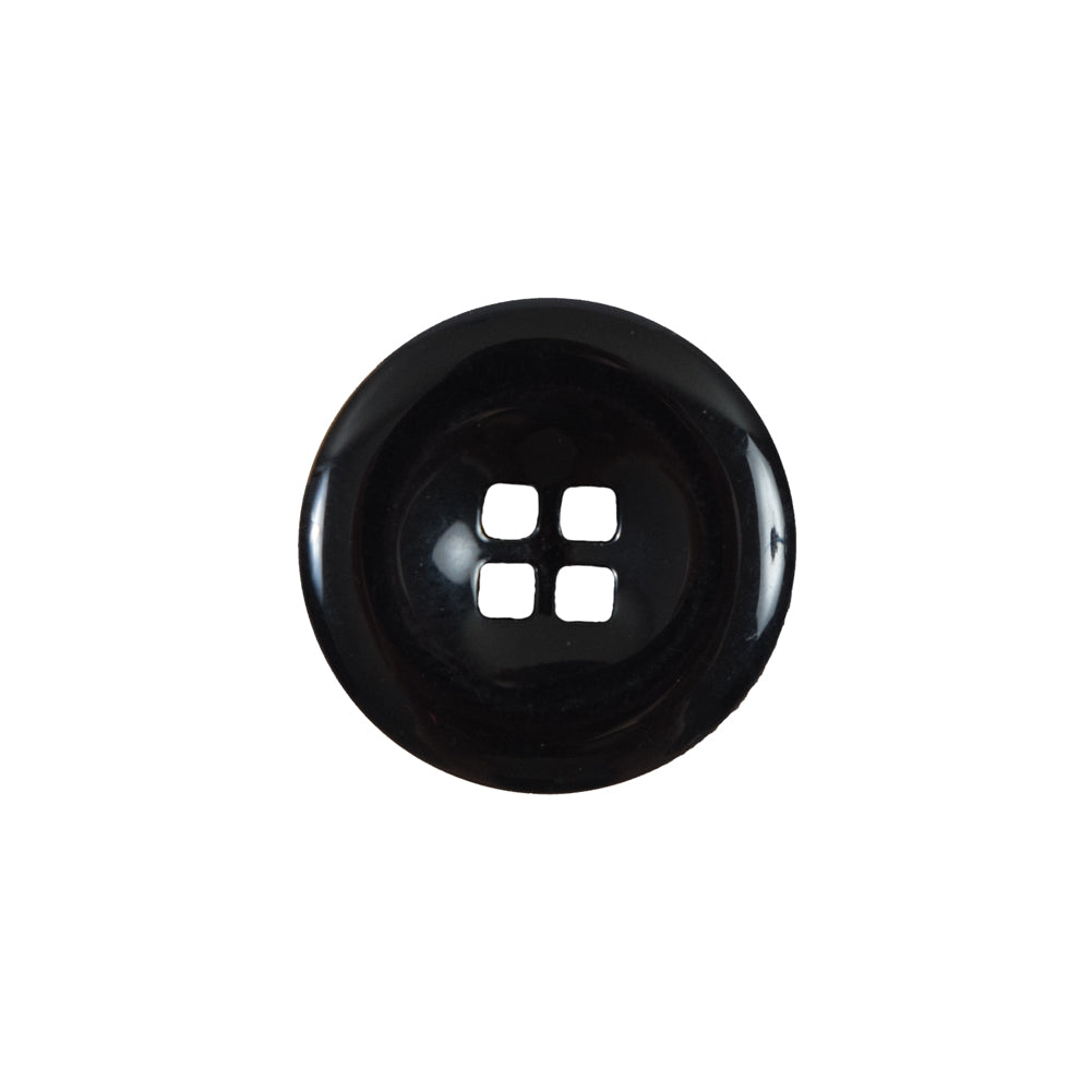 Black Plastic Button - 32L/20mm