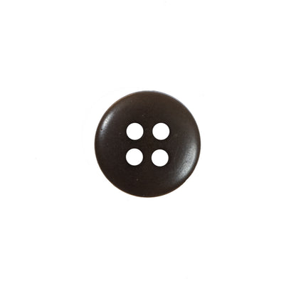 Brown Plastic 4-Hole Button - 20L/12.5mm Detail