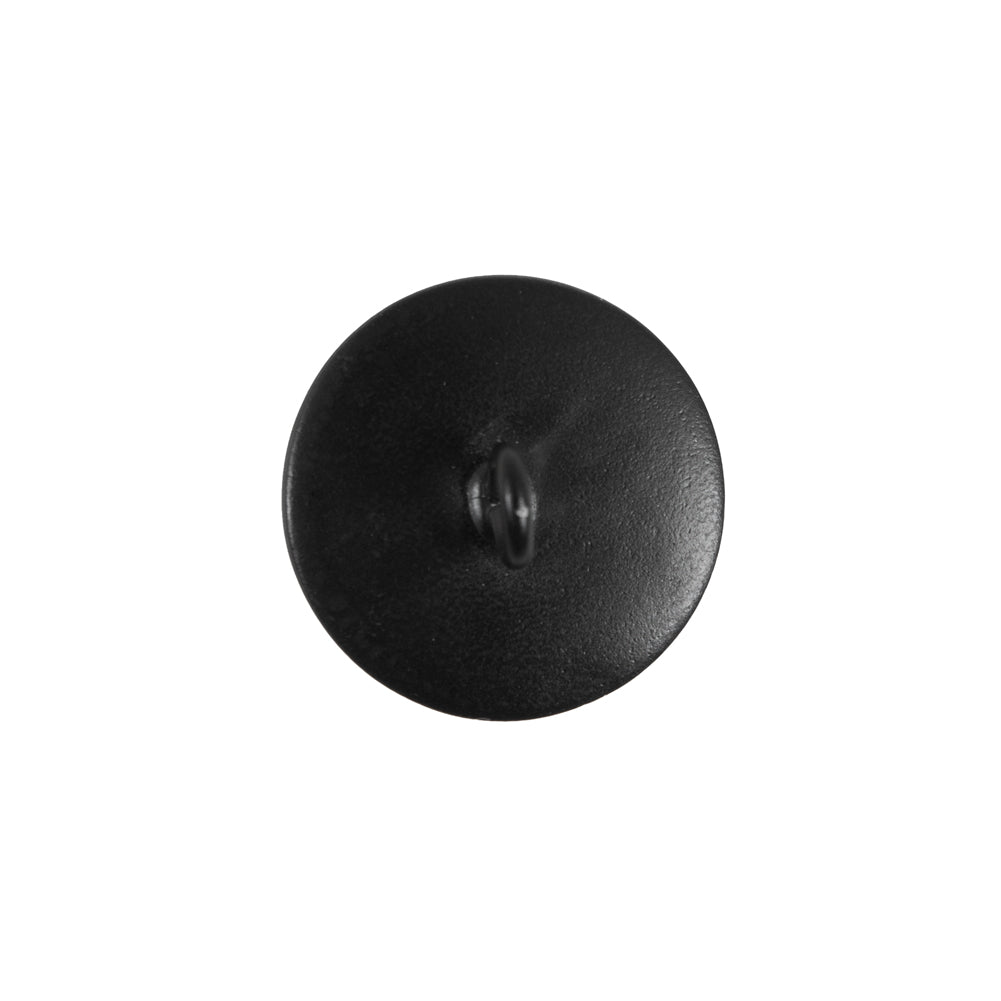 Black Embossed Plastic Shank-Back Button - 30L/19mm Detail