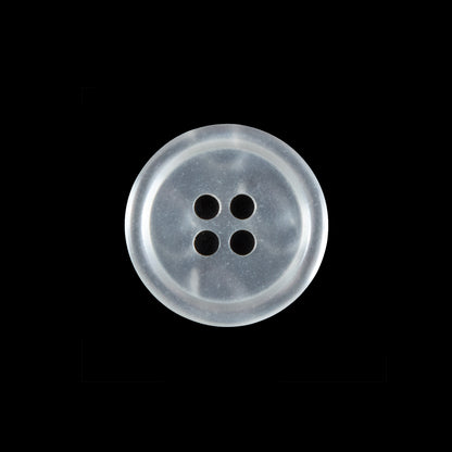 Clear Iridescent Plastic Button - 30L/19mm