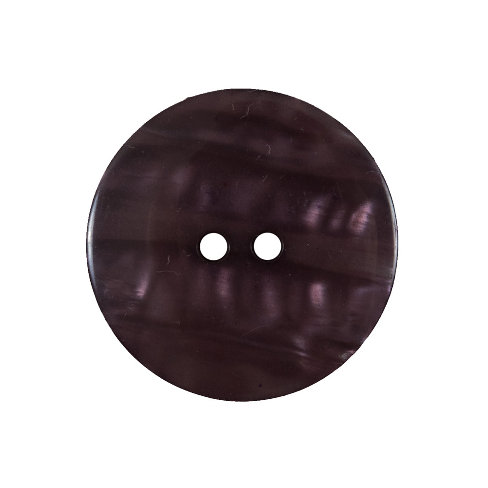 Huckleberry Purple Iridescent Plastic Button - 40L/25.5mm
