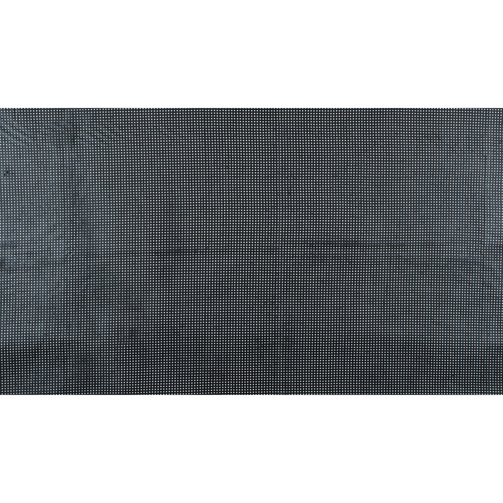 Jay Godfrey Black Perforated Stretch Faux Leather with Faux Suede Backing - Full