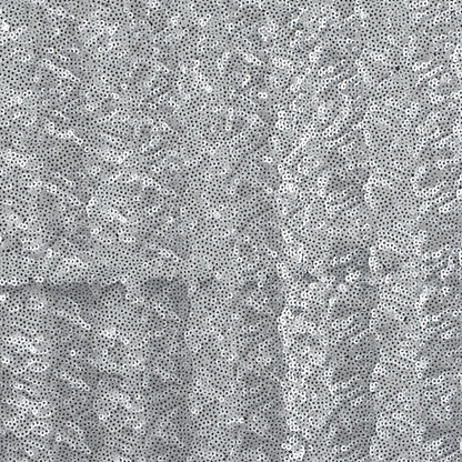 Black Mesh with All-Over Circle Sequins by Jay Godfrey - Silver - Deadstock