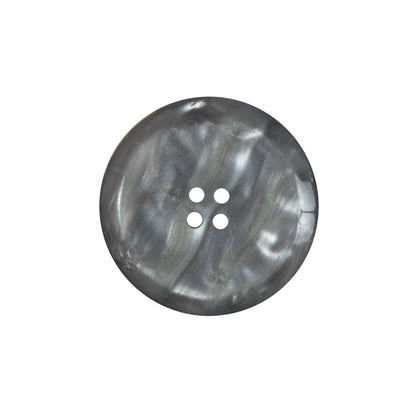 Gray Iridescent Plastic Button - 36L/23mm Detail