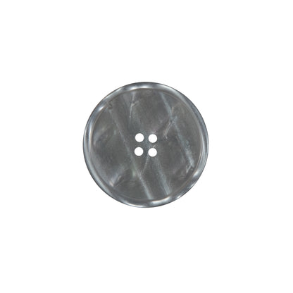Gray Iridescent Plastic Button - 28L/18mm