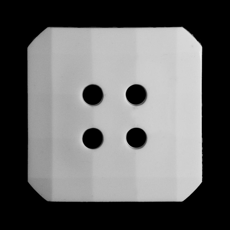 template--25130090922057__main-White Square Bevel Cut Button - 48L/30mm