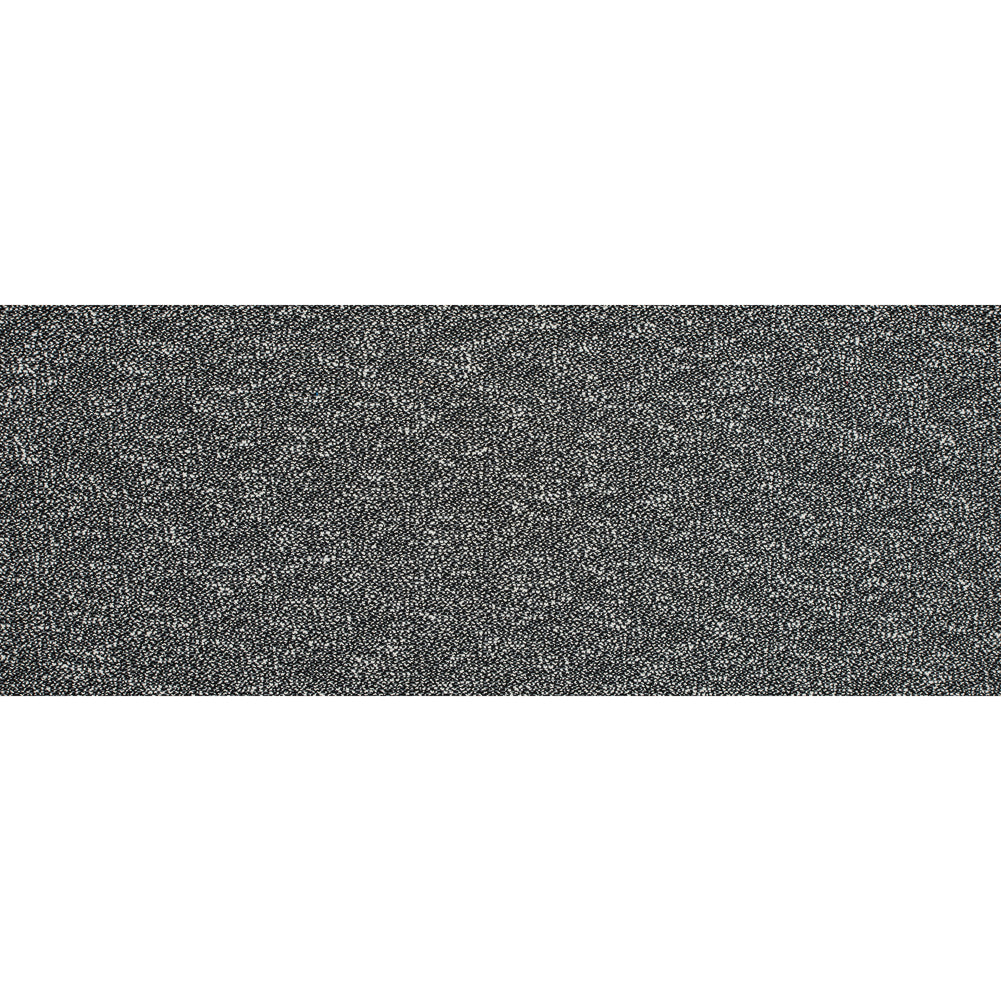 Jay Godfrey Black and White Cotton Tweed with Metallic Gold Inserts - Full