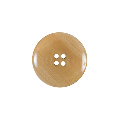 Beige 4-Hole Plastic Button - 32L/20mm - Detail