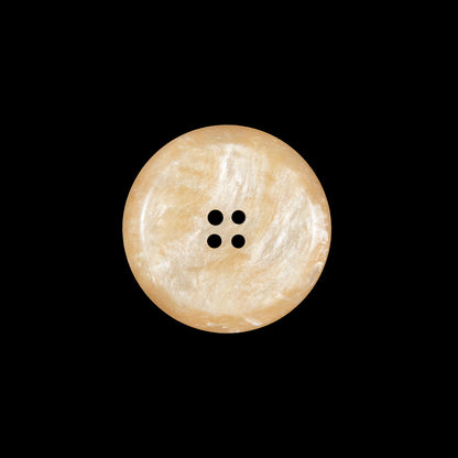 Beige Iridescent Plastic Button - 32L/20mm Detail