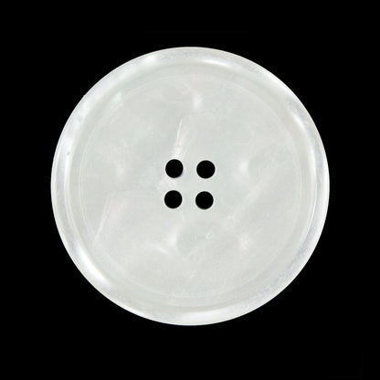Opal Iridescent 4-Hole Narrow Rim Plastic Button - 44L/28mm