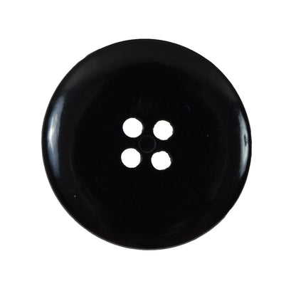 Brown Concaving Plastic Button - 45L/29mm Detail