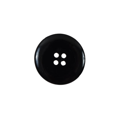 Brown Concaving Plastic Button - 28L/18mm Detail
