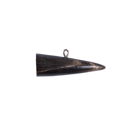 Dark Gray Horn Toggle - 0.5 x 1.25