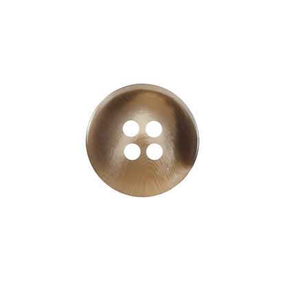 Brown 4-Hole Plastic Button - 24L/15mm Detail
