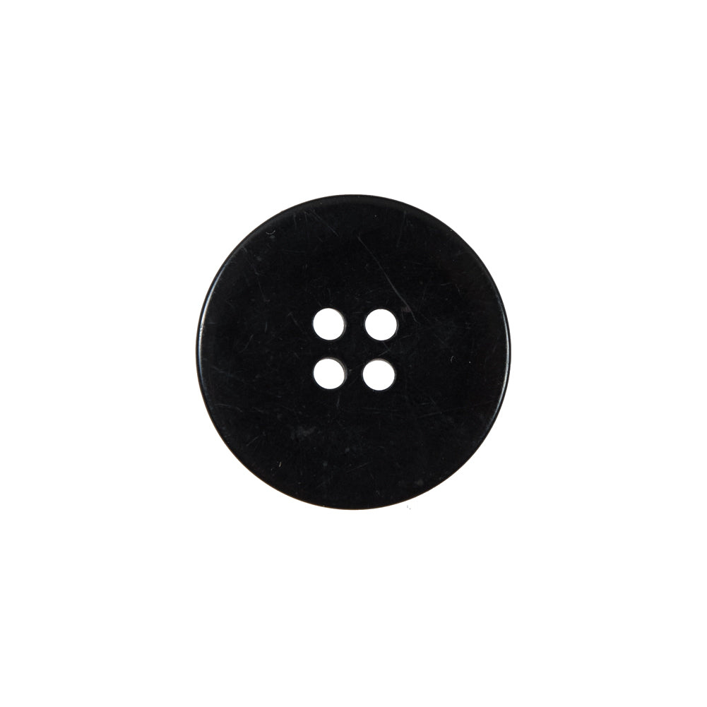Black 4-Hole Plastic Button - 30L/19mm Detail