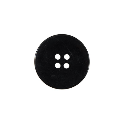 Black 4-Hole Plastic Button - 30L/19mm Detail