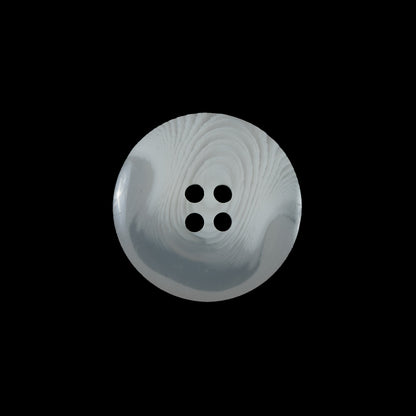 White Translucent Plastic Button - 32L/20mm Detail