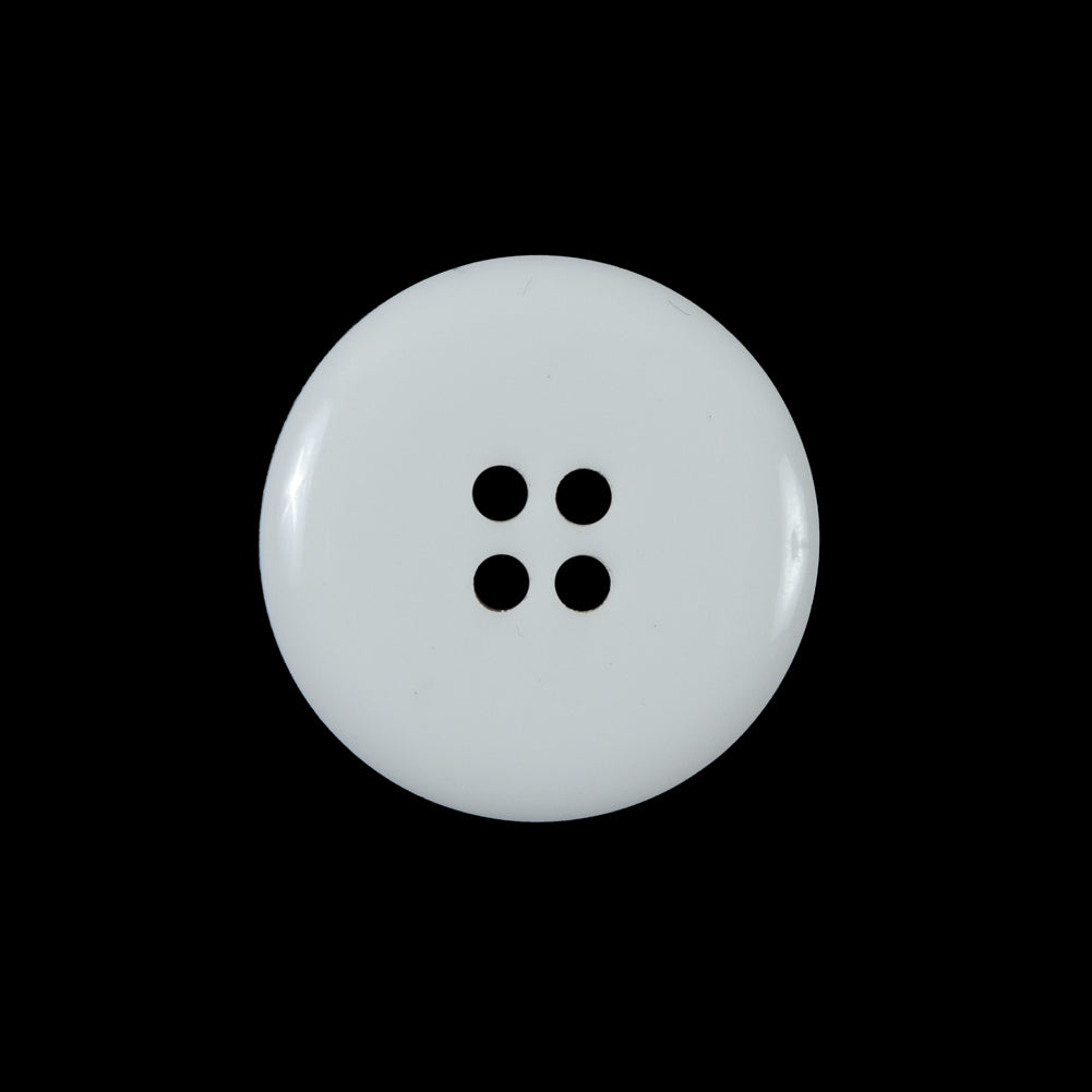 White 4-Hole Plastic Button - 36L/23mm Detail