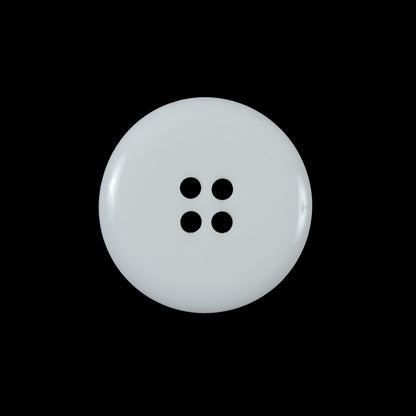 White 4-Hole Plastic Button - 36L/23mm Detail