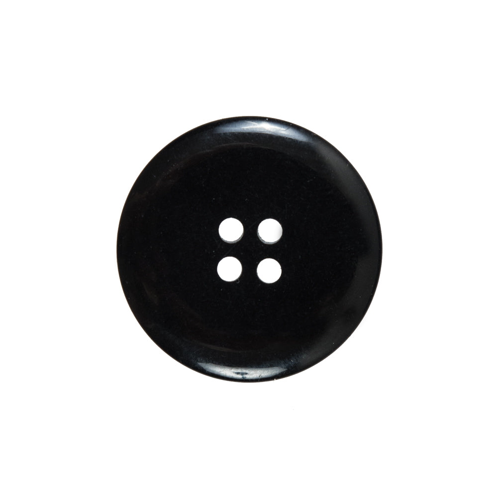 Black 4-Hole Plastic Button - 36L/23mm Detail