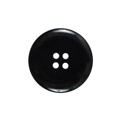 Black 4-Hole Plastic Button - 36L/23mm Detail
