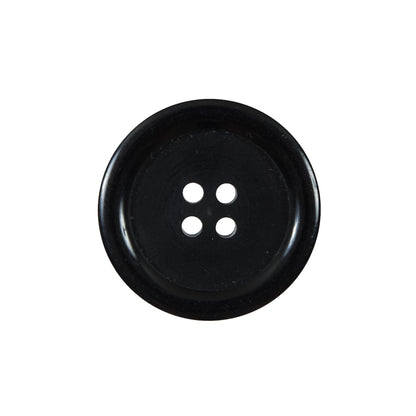 Black 4-Hole Plastic Button - 36L/23mm