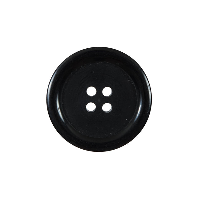 Black 4-Hole Plastic Button - 36L/23mm