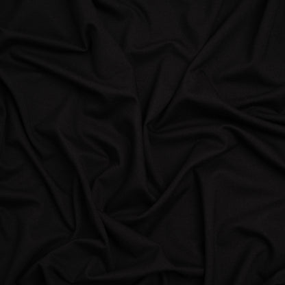 Stretch Bamboo Jersey - Black - Willow Collection