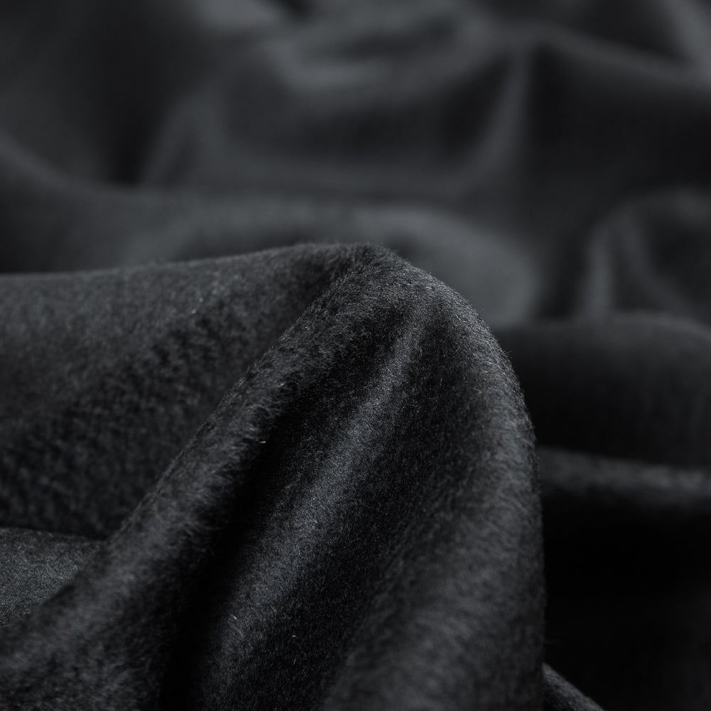 Cavalli Black Cashmere Coating - Detail